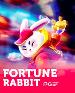 Tela de jogo do Fortune Rabbit com símbolos vencedores no 3 casino